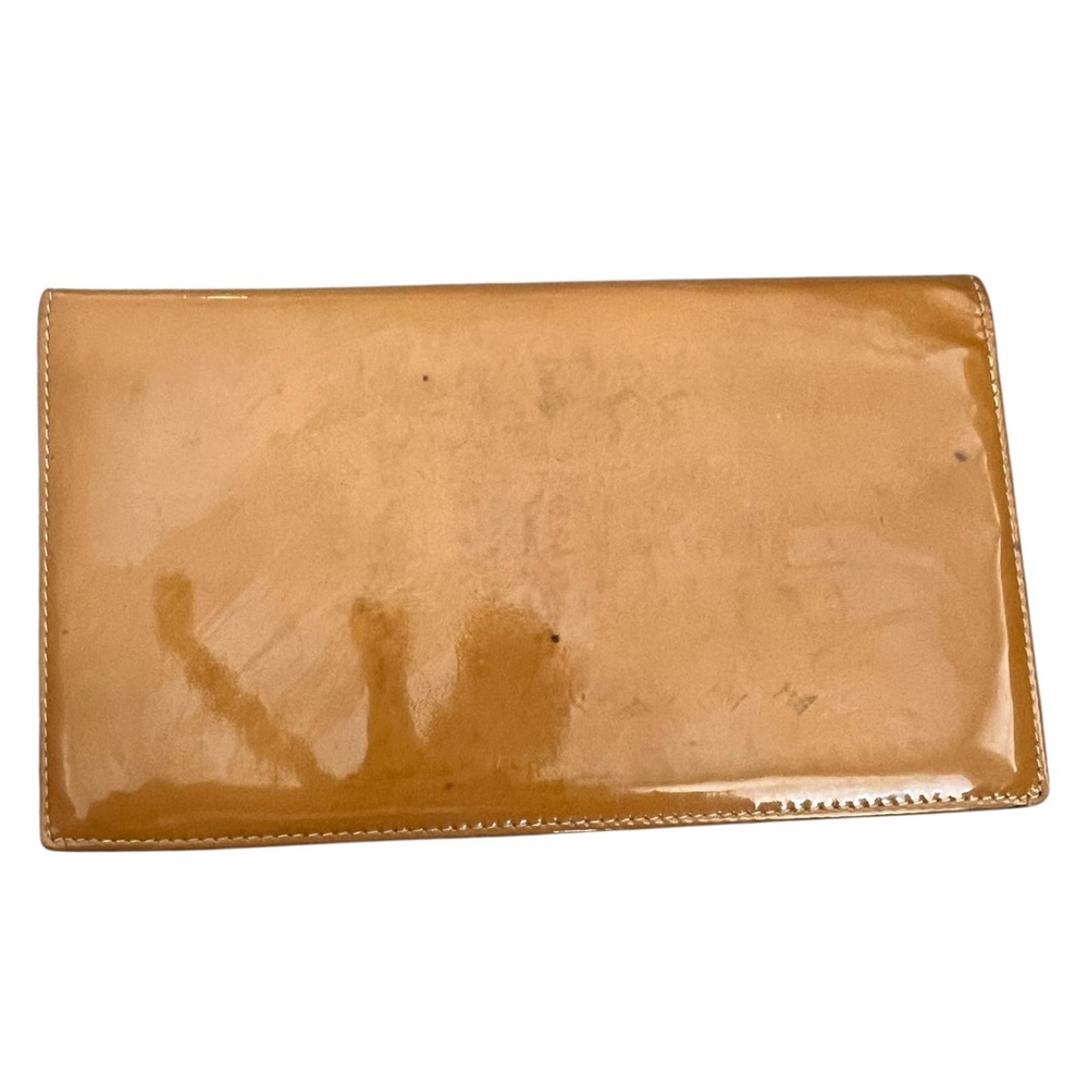 CHANEL CC Logo Camel Brown Leather Bifold Long Wallet - Picture 3 of 16